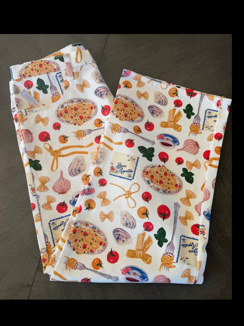 NWT: lisa says gah: italian themed pants